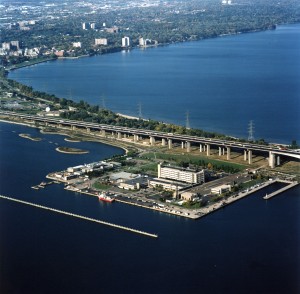 The Canada Centre for Inland Waters on Lake Ontario.