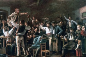 "Strike" (1895) by Mihaly Munkacsy.